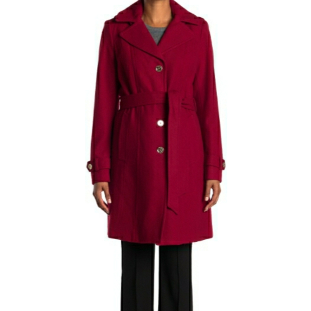 Michael Kors Red Trench Coat